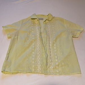 UO Floral Button-Down Top